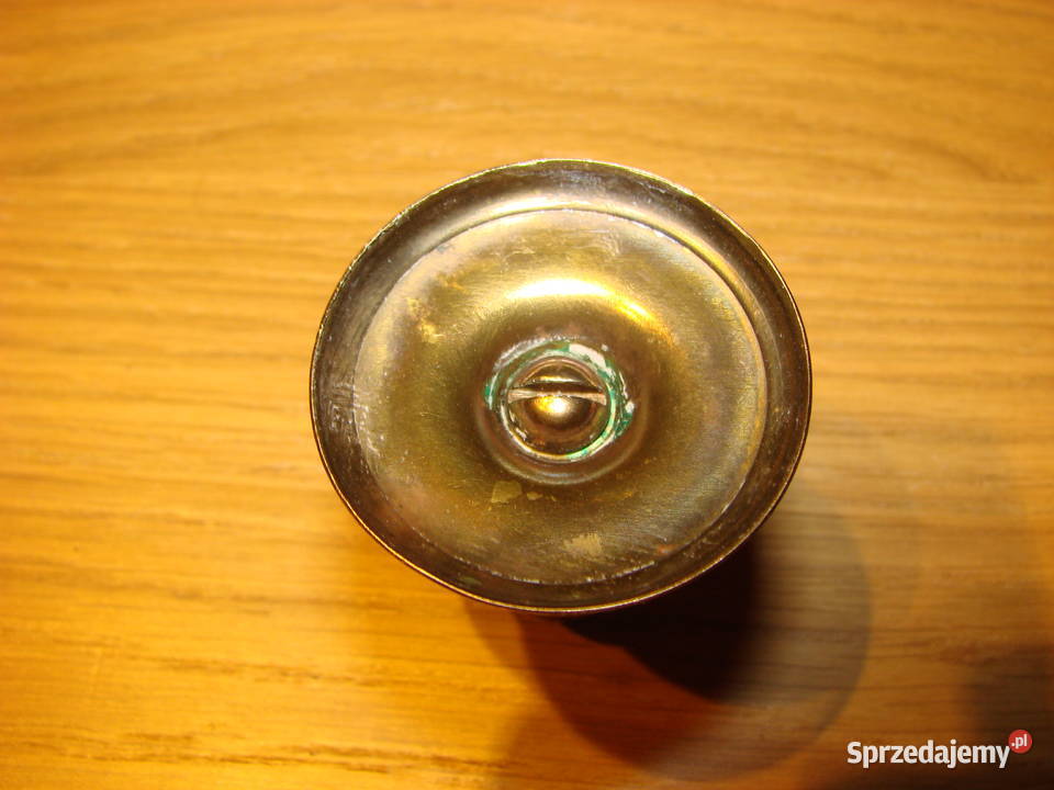 mały mosiężny świecznik Pruszcz Gdański