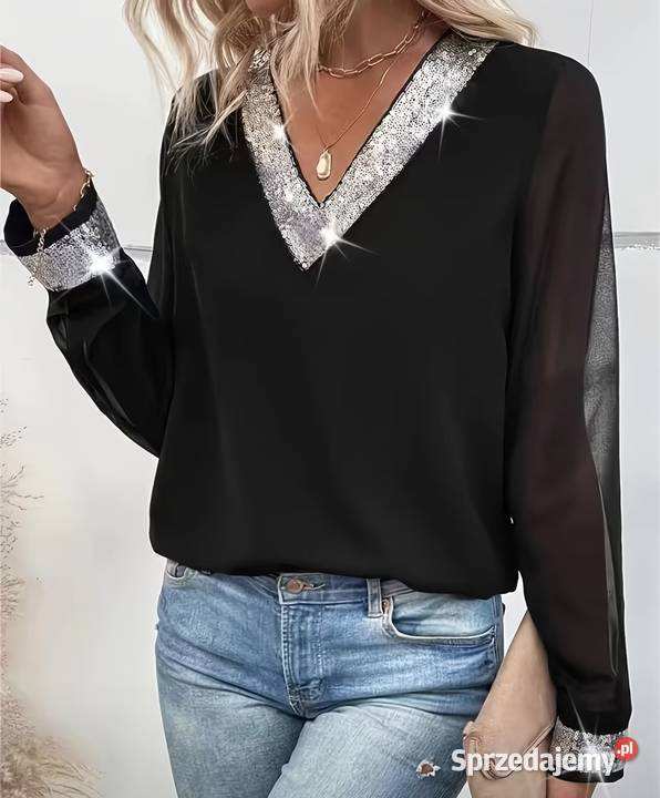 Bluzka z cekinami Rozmiar 38(M) opolskie Olesno