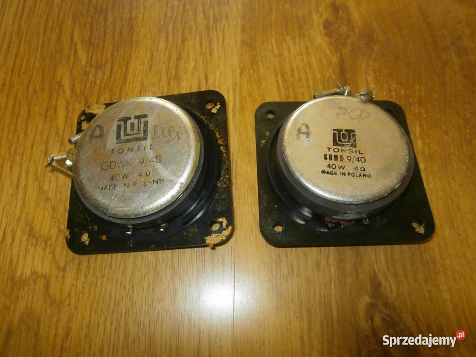 Głośniki GDWK 940 4ohm Tonsil do regeneracji 2 Łódź