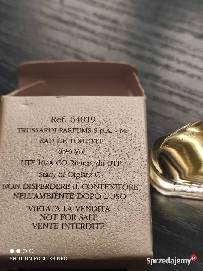 Perfumy Trussardi L Uomo 5 ml eau de toilette