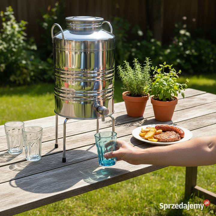 Antałek Dyspenser stal nierdzewna inox Beczka