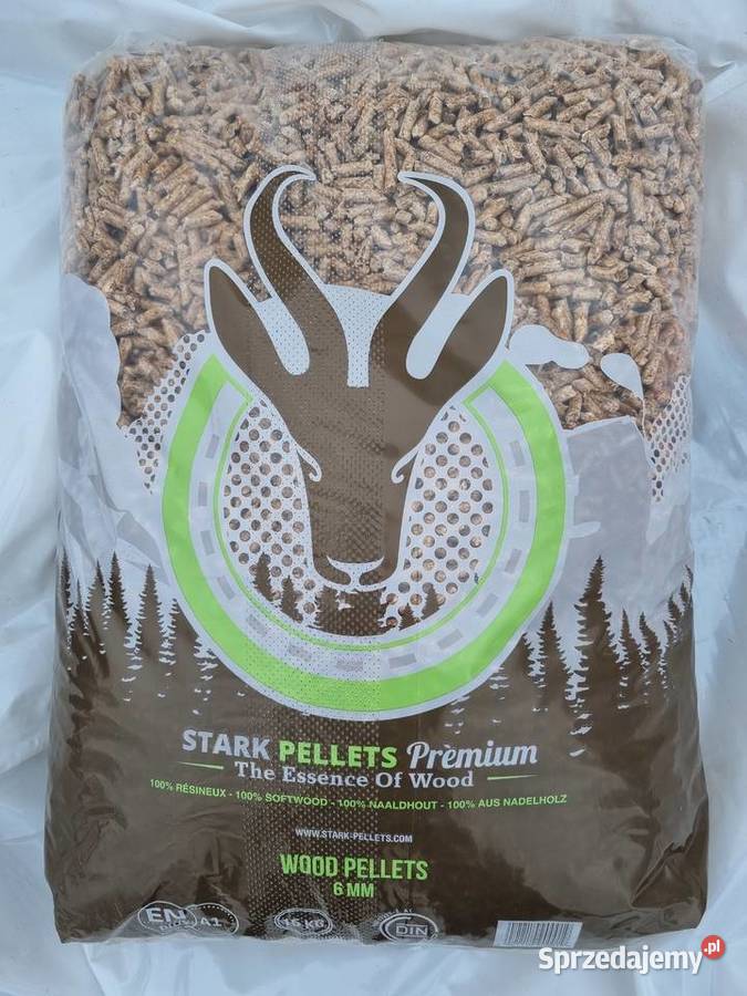 Pellet drzewny iglasty STARK Premium ENplus A1 Wałcz