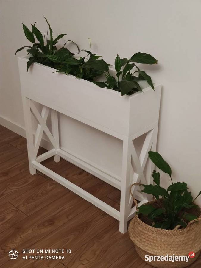 Donica kwietnik osłonka na doniczke drewniana Zduńska Wola sprzedam