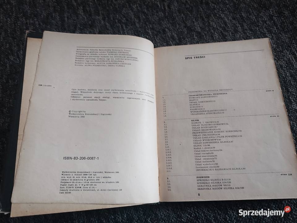 Książka instrukcja tarpan dolnośląskie Świdnica sprzedam