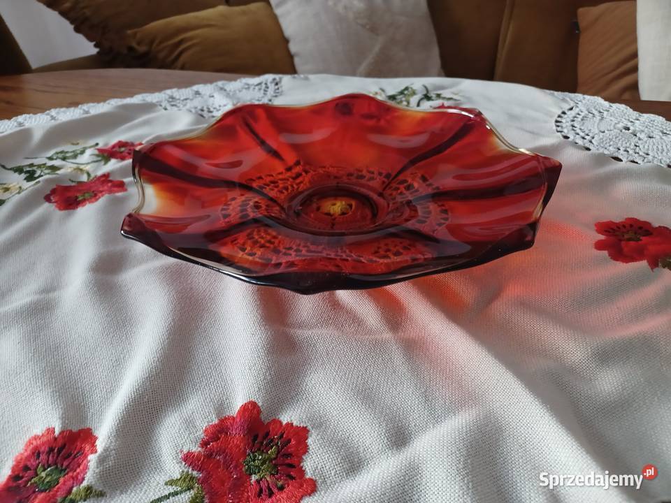 Piękna duża patera talerz Poznań sprzedam