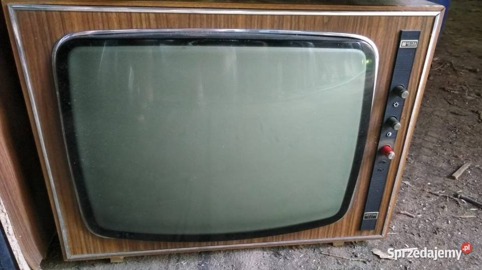 4 x Różne stare TV Uszkodzone Kolekcjonerskie Kineskopowy Telewizory