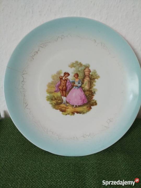 talerzyk z widokiem Porcelana i szkło Ropa
