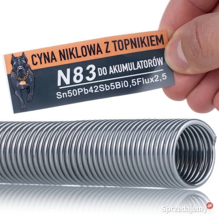 Cyna Lutownicza Sn50Pb42 08mm 13g Fiolka 183215C Ludźmierz