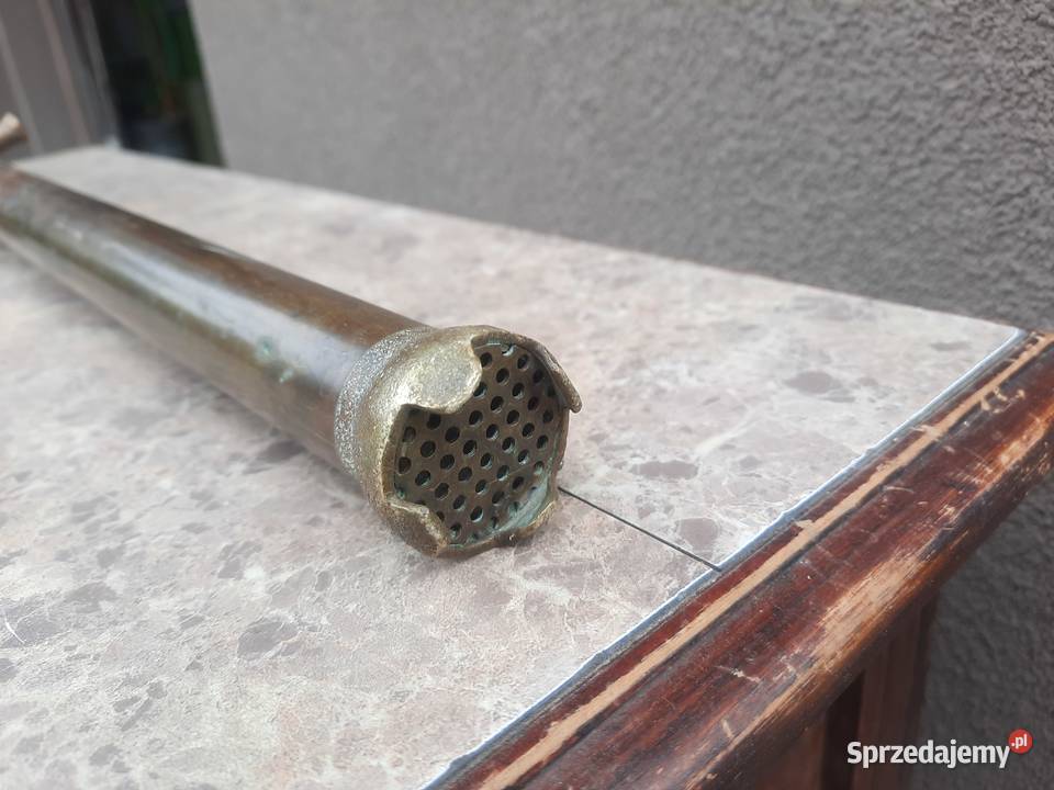 Stary mosiężny opryskiwacz Mewi pompka hydropult Tczew