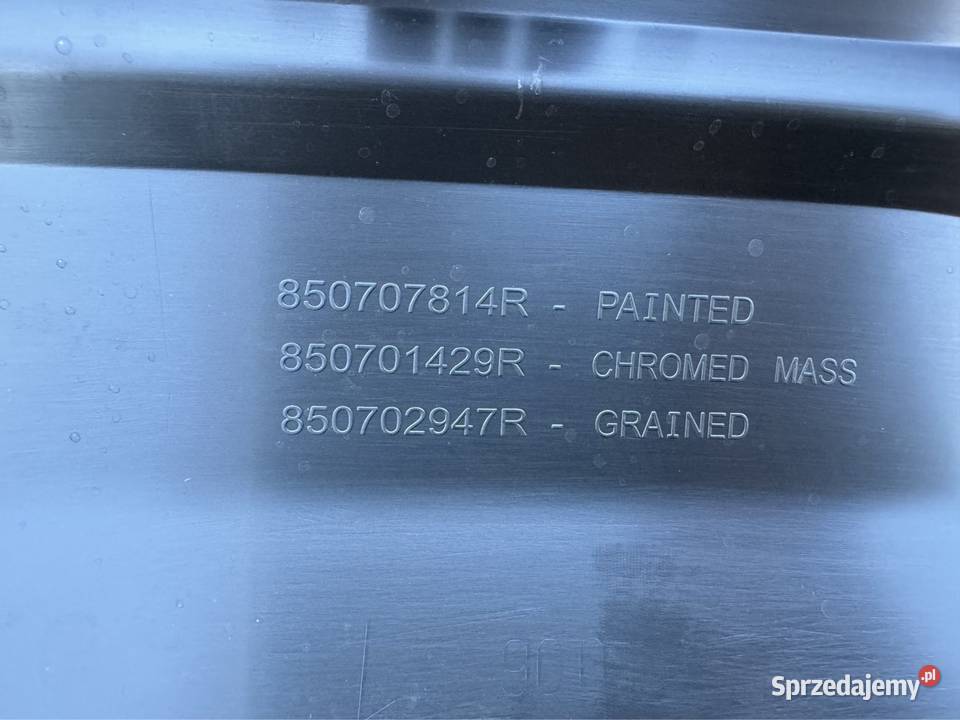 Spoiler dyfuzor zderzaka tył renault Captur II 2 Międzychód