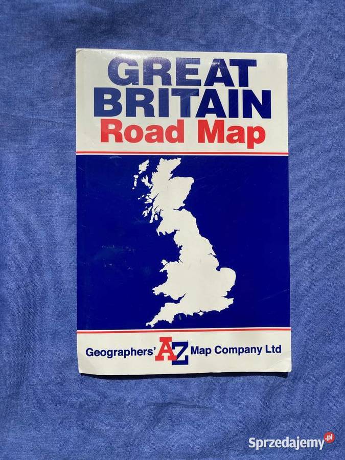 Dokładna mapa drogowa Wlk Brytanii