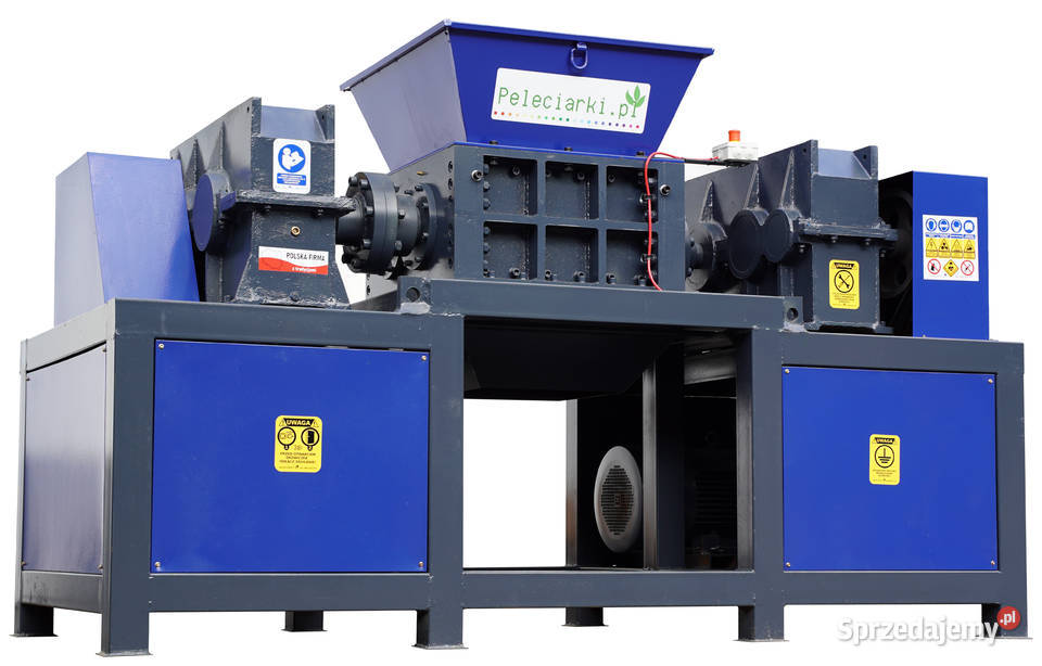 Kruszarka 30kW 2 Wały RECYKLING Drewna Płyt śląskie Częstochowa