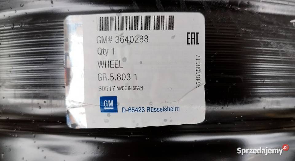 Felgi stalowe 15 komplet Chorzów sprzedam
