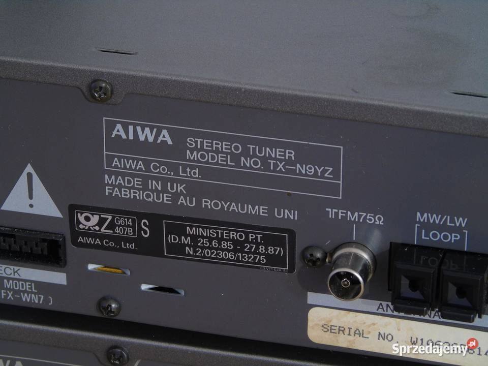 Amplituner z korektorem Aiwa MXN7 TXN9 mocny i Jasło sprzedam