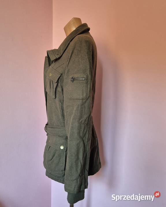 Kurtka damska przejściowa kolor khaki