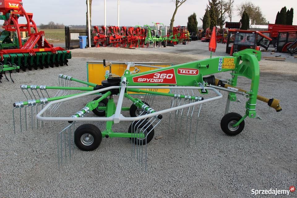 Zgrabiarka karuzelowa TALEX zgrabiarki spyder Rogóźno