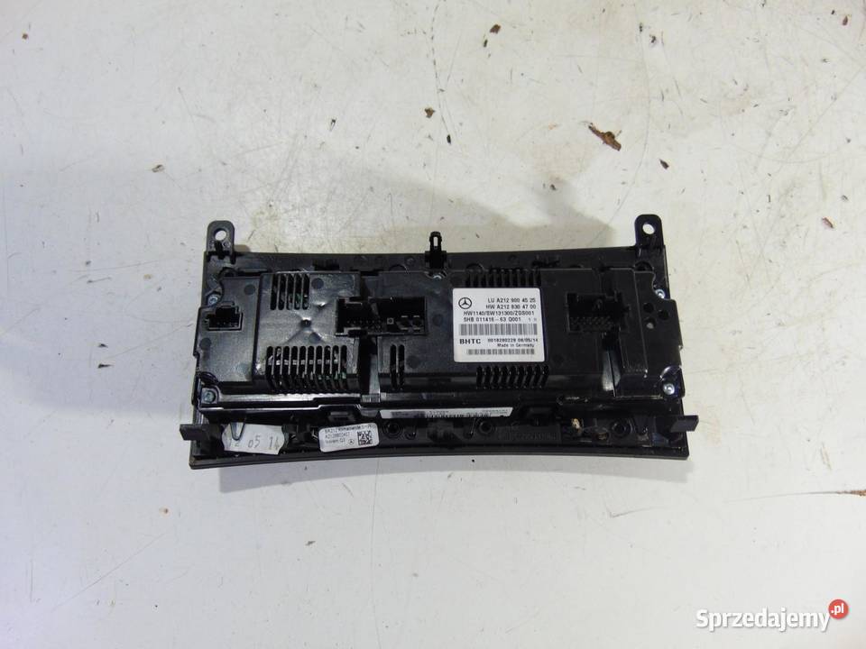 PANEL KLIMATYZACJĄ W212 LIFT A2129004525