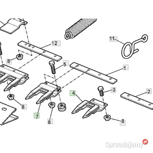 AH143573 Podwójny sworzeń głowicy SchumacherJohn
