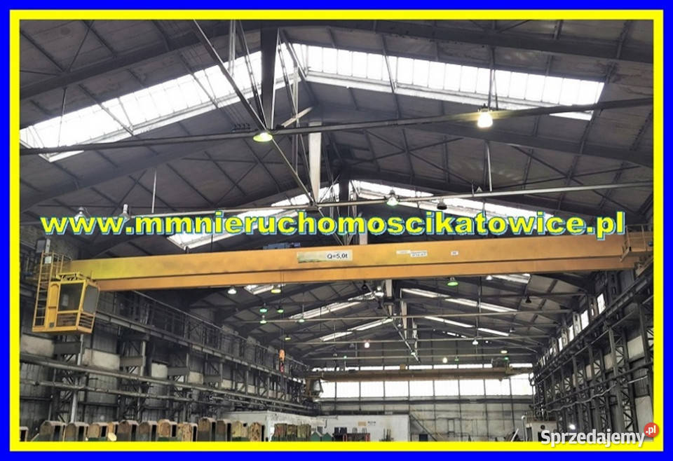 Hala produkcyjna do wynajęcia Sosnowiec suwnice 1250m2