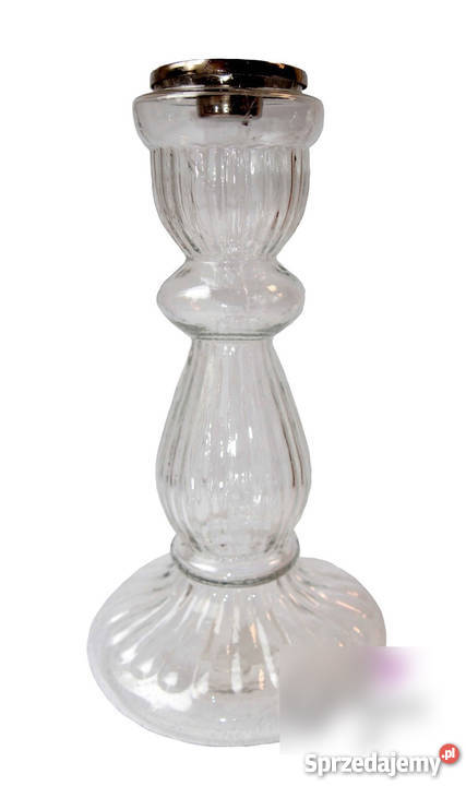 Świecznik szklany Antique sprzedam