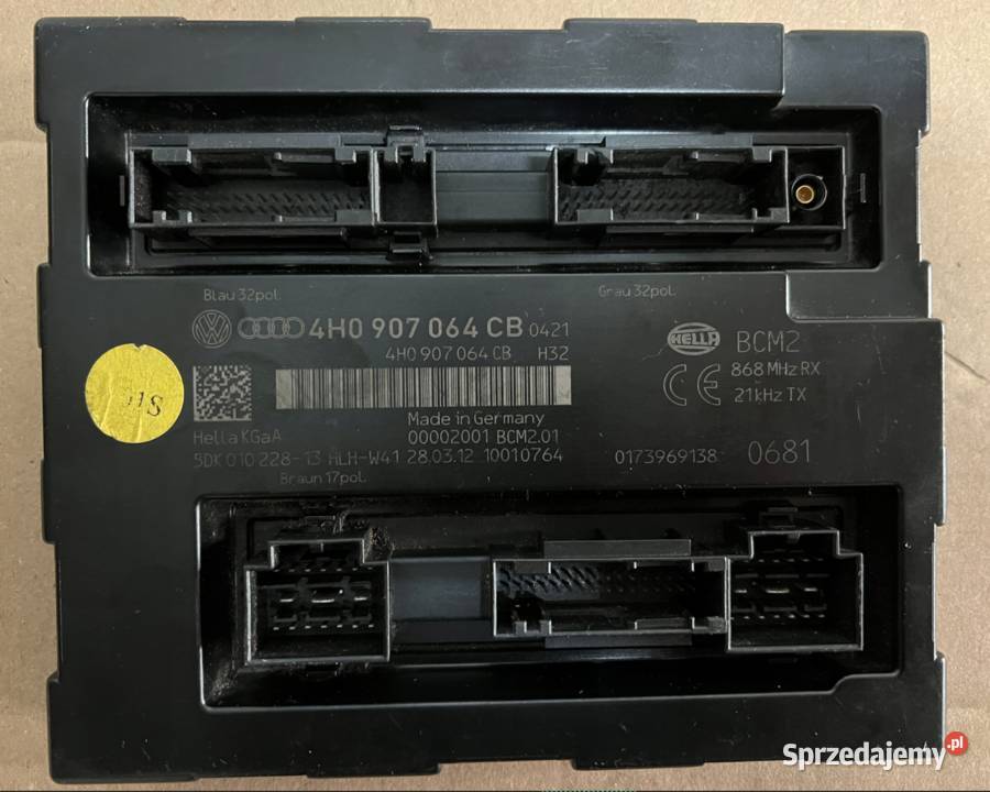 4H0907064CB AUDI A8 D4 MODUŁ KOMFORTU STEROWNIK Kłodzko