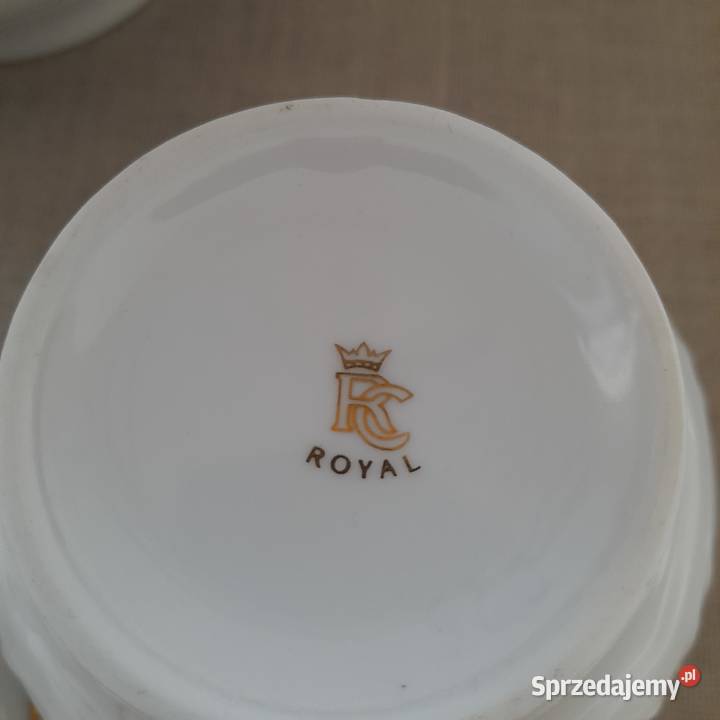Serwis porcelanowy kawowy Royal 6 osobowy Bogatynia sprzedam