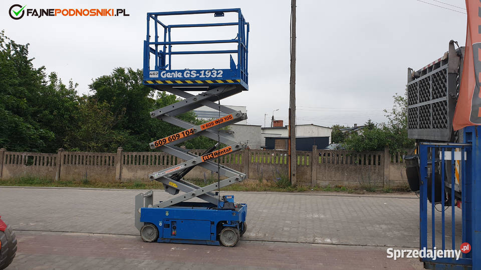 Podnośnik nożycowy elektryczny Genie 1932 1930 kujawsko-pomorskie Bydgoszcz