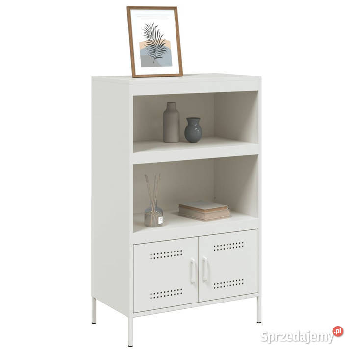 Szafka biała 68x39x113 stal WM842975 Warszawa sprzedam