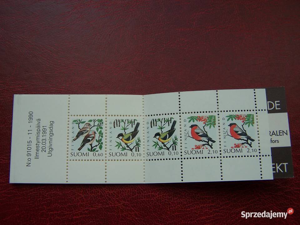 Finlandia 1991 Karnet MNH Fauna Ptaki