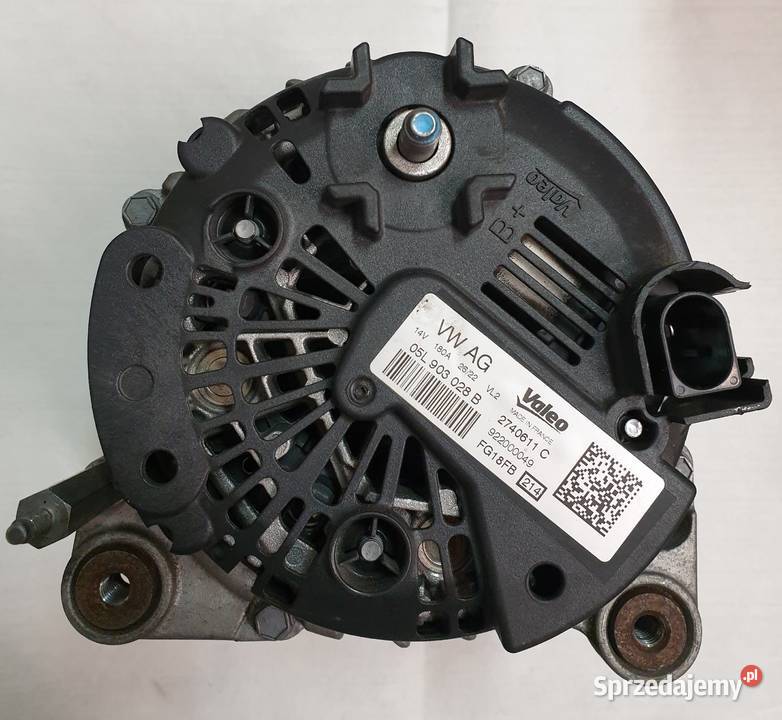 Alternator O5L 903 028 B Valeo do VW 20 TDI osobowe dolnośląskie Legnica