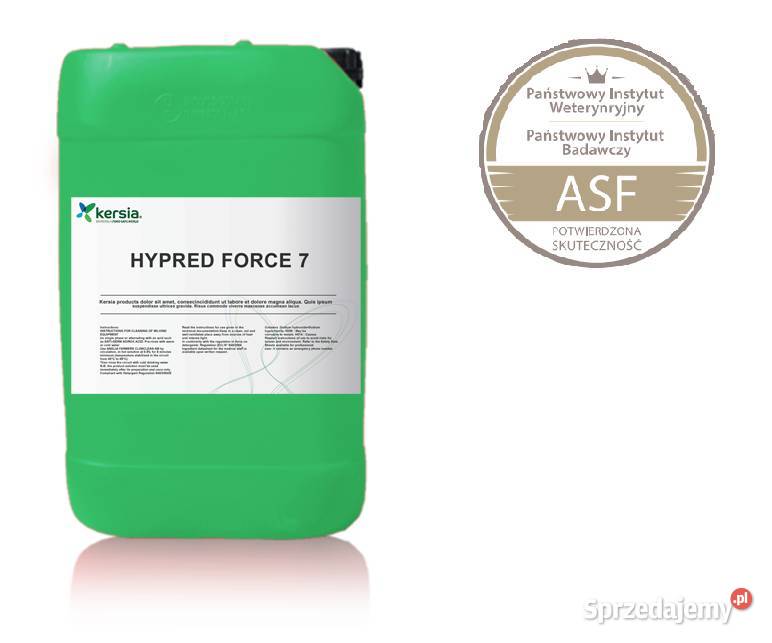 Hypred Force 7 5 Dezynfekcja pomieszczeń STOP