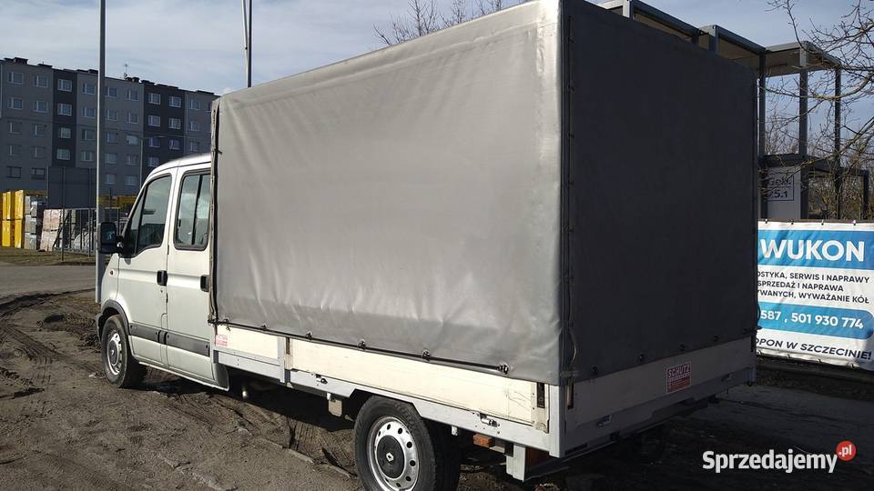 renault master doka skrzyniowy plandeka 7 manualna