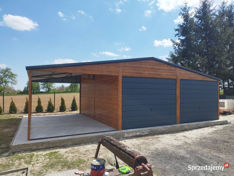Garaż Blaszany Drewnopodobny 3x5 4x5 4x6 6x6 blacha kujawsko-pomorskie Szubin