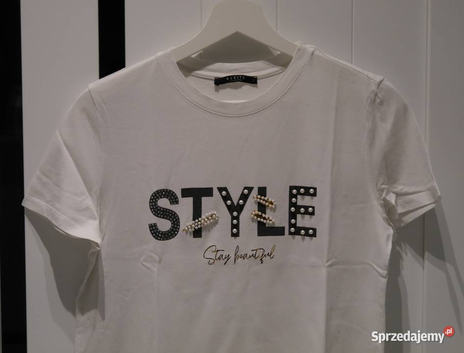 Mohito bluzeczka cyrkonie koraliki perełki 36 S dolnośląskie sprzedam