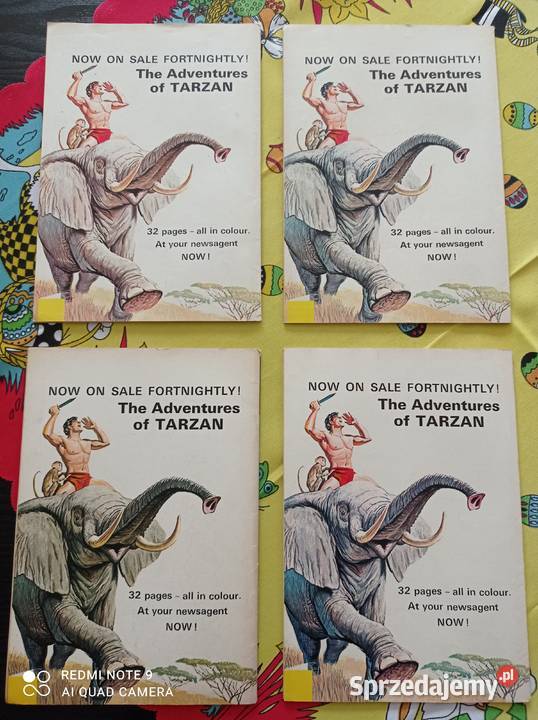 4 oryginalne komiksy Tarzan w języku angielskim Żary