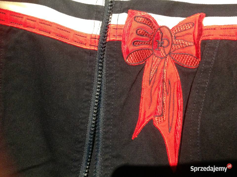 Piękna Sukienka Jeans Granatowa Damska Rozmiar 32(XXS) Nowa Sól