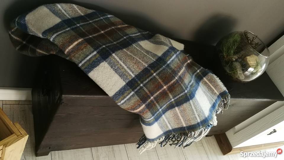 Rustykalna kolonialna skrzynia ogniem malowana 45cm Krasów