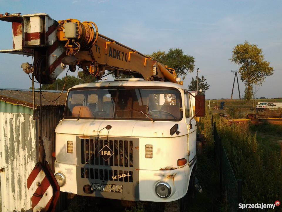 dzwig ifa do naprawy na czesci Dźwigi, podnośniki Chojnów