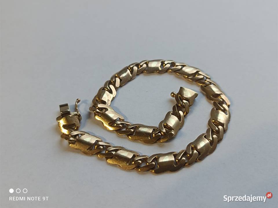 Złota bransoleta 22 gramy próba 585 14k NTM Sępólno Krajeńskie sprzedam