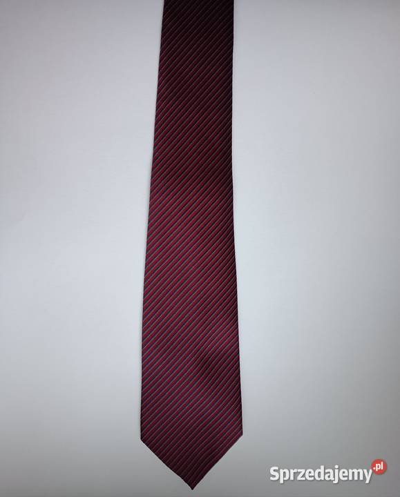 Krawat męski bordowy Warszawa