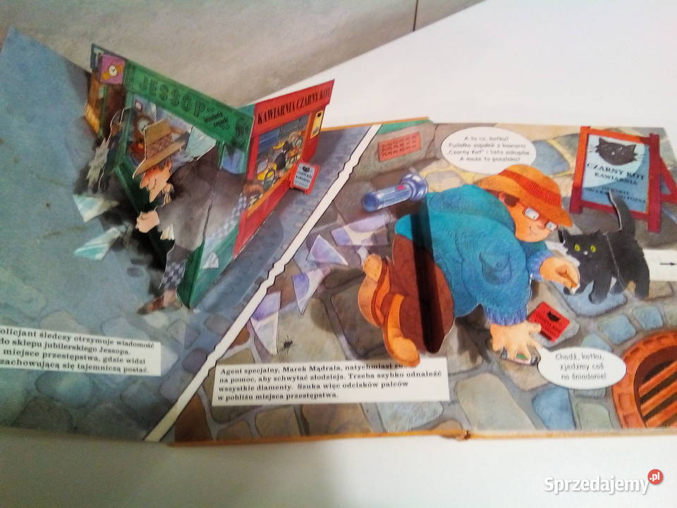Książka z ruchomymi obrazkami Agent Mądrala Wałbrzych sprzedam