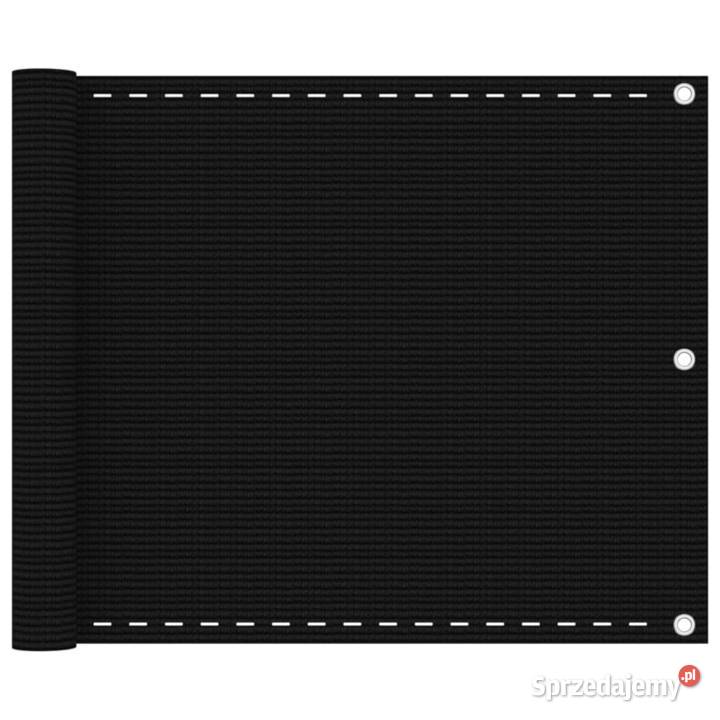 Parawan balkonowy czarny 75x600 HDPE311031 Warszawa