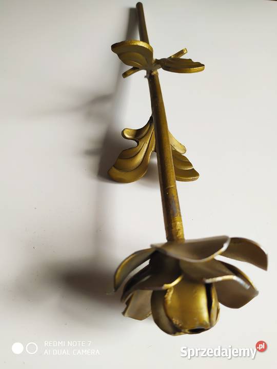 Róża metalowa ręcznie kuta Poznań