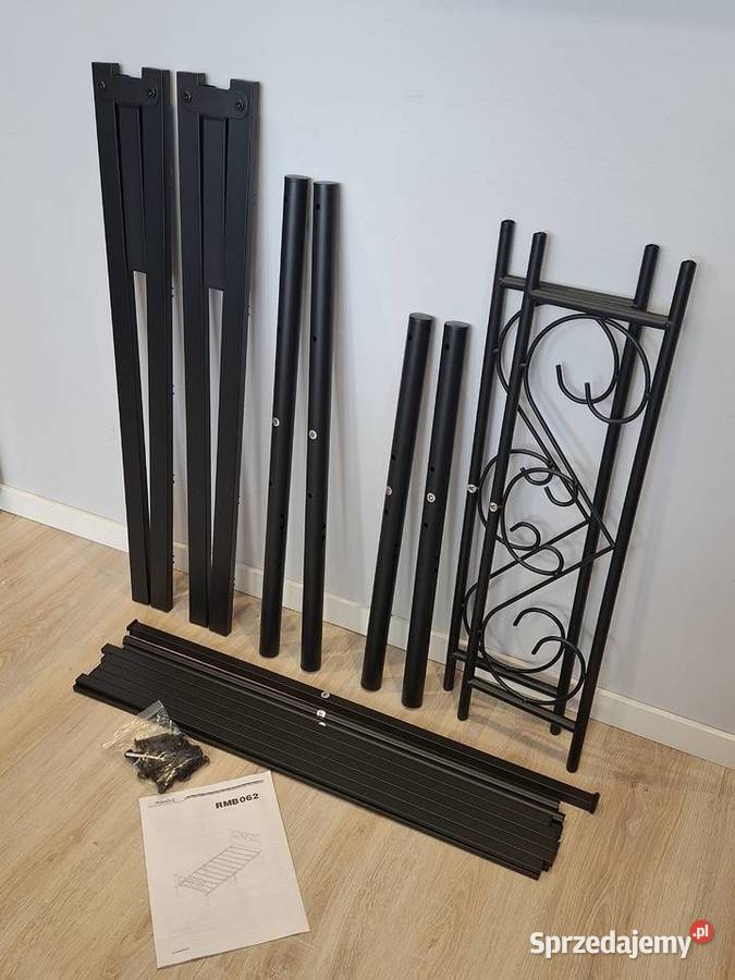 Rama łózka metalowaczarna Ruda Śląska