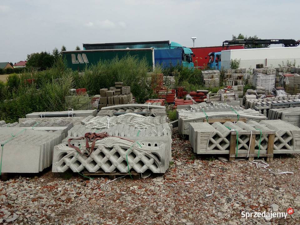 Materiały betonowe ogrodzeniowe podkarpackie Baranów Sandomierski
