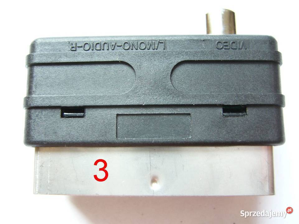 Przejściówka EURO SCART RCA CINCH Warszawa