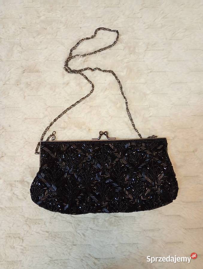 Handmade Bogato zdobiona torebka wieczorowa z małopolskie Kraków
