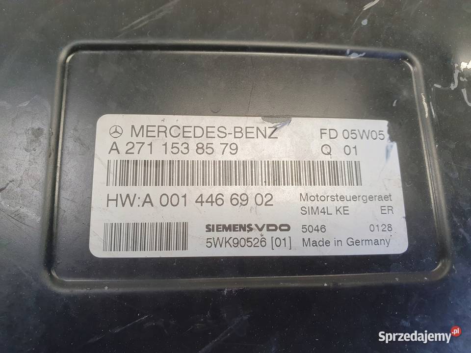 Mercedes W203 CLK W209 18 K STEROWNIK SILNIKA Komputery Chełm