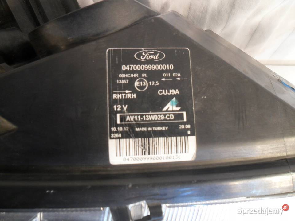 LAMPA PRAWY PRZÓD REFLEKTOR AV1113W029CD wielkopolskie Nowy Tomyśl