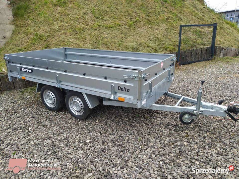 Przyczepa dwuosiowa hamowana dmc 750 CARRO DELTA Do samochodów osobowych Lublin